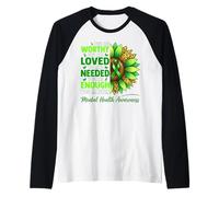 Sensibilisation à la santé mentale Sunshine Love You Matter Manche Raglan