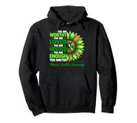 Sensibilisation à la santé mentale Sunshine Love You Matter Sweat à Capuche