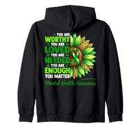 Sensibilisation à la santé mentale Sunshine Love You Matter Sweat à Capuche