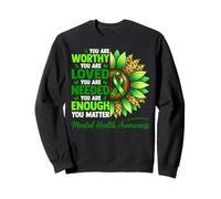 Sensibilisation à la santé mentale Sunshine Love You Matter Sweatshirt