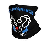 Sensibilisation À La Surdité Appareil Auditif Homme Femme Snood Respirant Tour De Cou Multifonctionnel Bandeau pour Hiver Randonnée Vélo Ski