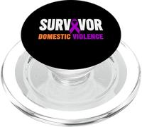 Sensibilisation à la Violence Domestique - Survivor à la Violence Domestique PopSockets PopGrip pour MagSafe