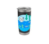 Sensibilisation à l'acidification des océans Gobelet isotherme en acier inoxydable double paroi