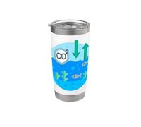Sensibilisation à l'acidification des océans Gobelet isotherme en acier inoxydable double paroi