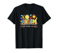 Sensibilisation à l'Autisme Accepter Comprendre l'amour Soutien coloré T-Shirt