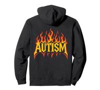 Sensibilisation à l'Autisme Autistic Pride Flaming Cool Graphic Sweat à Capuche