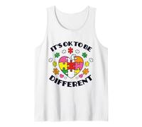 Sensibilisation À l'Autisme C'est Ok D'être Différent Débardeur