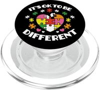 Sensibilisation À l'Autisme C'est Ok D'être Différent PopSockets PopGrip pour MagSafe