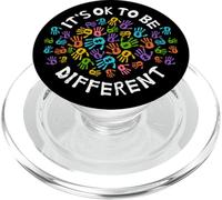 Sensibilisation À l'Autisme C'est Ok D'être Différent PopSockets PopGrip pour MagSafe