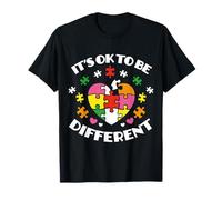 Sensibilisation À l'Autisme C'est Ok D'être Différent T-Shirt