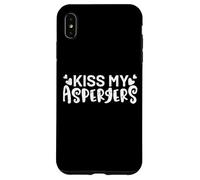 Sensibilisation à l'Autisme - Drôle de Bisou à Mes Asperges Coque pour iPhone XS Max