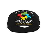 Sensibilisation À l'Autisme : Être Différent, C'est Normal. Homme Femme Serre Tete Séchage Rapide Bandeaux De Sport Élastique Bandeaux pour Tennis Fitness Jogging