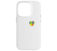 Sensibilisation à l'Autisme : orthophonie I Heart (Love) Coque pour iPhone 14 Pro