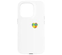 Sensibilisation à l'Autisme : orthophonie I Heart (Love) Coque pour iPhone 15 Pro