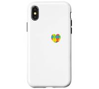 Sensibilisation à l'Autisme : orthophonie I Heart (Love) Coque pour iPhone X/XS