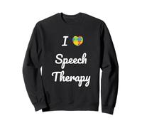 Sensibilisation à l'Autisme : orthophonie I Heart (Love) Sweatshirt