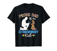 Sensibilisation à l'Autisme Père d'une Fille autiste, père autiste T-Shirt