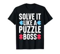 Sensibilisation à l'Autisme - Résolvez-Le comme Un Boss de Puzzle - Puzzle T-Shirt