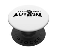 Sensibilisation à l'Autisme Trouble du Spectre autistique PopSockets PopGrip Adhésif
