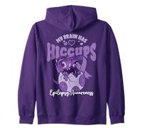 Sensibilisation à l'épilepsie Mon Cerveau a Le hoquet Sweat à Capuche