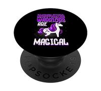 Sensibilisation à l'hypertension artérielle pulmonaire Licorne Magique PopSockets PopGrip Adhésif