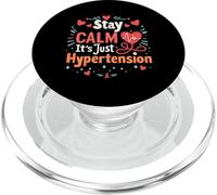 Sensibilisation à l'hypertension artérielle pulmonaire PopSockets PopGrip pour MagSafe