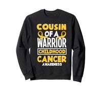 Sensibilisation au Cancer chez Les Enfants de Cousin d'un Guerrier Sweatshirt