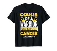 Sensibilisation au Cancer chez Les Enfants de Cousin d'un Guerrier T-Shirt