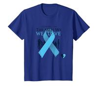 Sensibilisation au Cancer de la Prostate : Lutter pour Les Hommes Que Nous Aimons T-Shirt, Enfant, Bleu Royal, 4 Ans