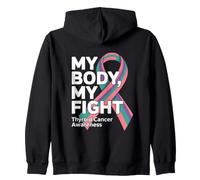Sensibilisation au Cancer de la thyroïde en Septembre Violet Sweat à Capuche
