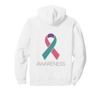 Sensibilisation au Cancer de la thyroïde en Septembre Violet Sweat à Capuche