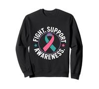 Sensibilisation au Cancer de la thyroïde en Septembre Violet Sweatshirt