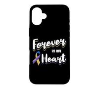 Sensibilisation au Cancer de la vessie Ruban Perte Aimer Souvenir Coque pour iPhone 16 Plus