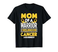 Sensibilisation au Cancer de l'enfance Mom of A Warrior T-Shirt