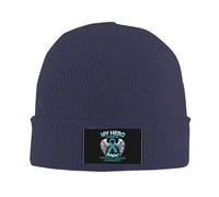 Sensibilisation Au Cancer du Col De L'Utérus Mon Héros Est Maintenant Mon Ange Homme Femme Bonnet À Revers Classique Hiver Chapeaux Mode Bonnet d'hiver pour Hiver Ski Quotidien