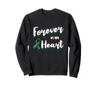 Sensibilisation au Cancer du Foie Ruban Perte Aimer Souvenir Sweatshirt