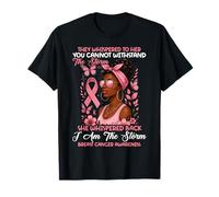 Sensibilisation au cancer du sein Femmes afro-américaines I'm The Storm T-Shirt