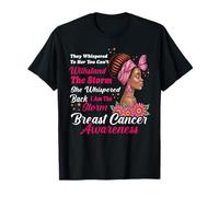 Sensibilisation au cancer du sein I'm The Storm Noir Femmes Filles T-Shirt