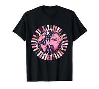 Sensibilisation Au Cancer du Sein Le Mois d'Octobre T-Shirt Graphique avec Valeur