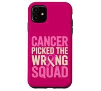 Sensibilisation au Cancer du Sein Mauvaise Équipe Survivant Coque pour iPhone 11