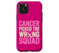 Sensibilisation au Cancer du Sein Mauvaise Équipe Survivant Coque pour iPhone 11 Pro