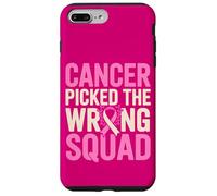 Sensibilisation au Cancer du Sein Mauvaise Équipe Survivant Coque pour iPhone 7 Plus/8 Plus