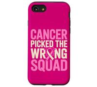 Sensibilisation au Cancer du Sein Mauvaise Équipe Survivant Coque pour iPhone SE (2020) / 7/8