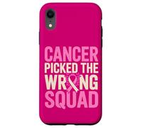 Sensibilisation au Cancer du Sein Mauvaise Équipe Survivant Coque pour iPhone XR