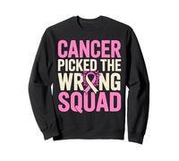Sensibilisation au Cancer du Sein Mauvaise Équipe Survivant Sweatshirt