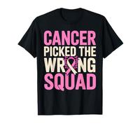 Sensibilisation au Cancer du Sein Mauvaise Équipe Survivant T-Shirt