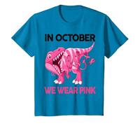 Sensibilisation au Cancer du Sein - Octobre - Rose - Bébé garçon T-Shirt, Enfant, Saphir, 8 Ans