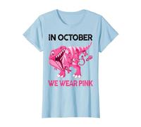 Sensibilisation au Cancer du Sein - Octobre - Rose - Bébé garçon T-Shirt, Femme, Bleu Céleste, XS
