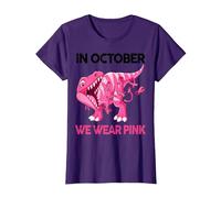 Sensibilisation au Cancer du Sein - Octobre - Rose - Bébé garçon T-Shirt, Femme, Violet, XS
