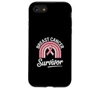 Sensibilisation au Cancer du Sein Survivant au Cancer du Sein Arc-en-Ciel Coque pour iPhone SE (2020) / 7/8